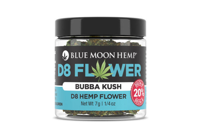 Blue Moon Hemp Delta 8 Flower - Bubba Kush 7g