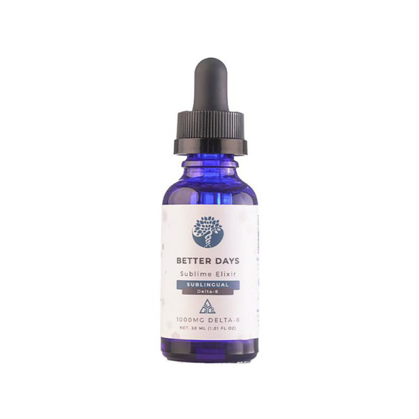 Creating Better Days Delta 8 Tincture Oil - 1000 mg 30ml