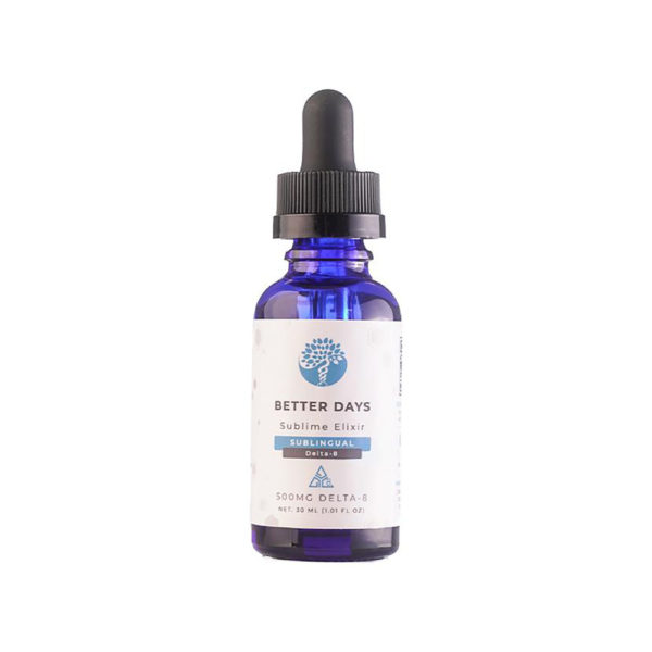 Creating Better Days Delta 8 Tincture Oil - 500 mg 30ml