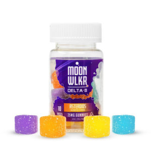 MoonWLKR Delta 8 THC Gummies - Asteroids Assorted 25mg 10 Count