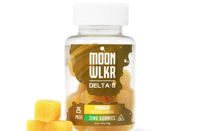 MoonWLKR Delta 8 THC Gummies - Pandora Pineapple Express 25mg 25 Count