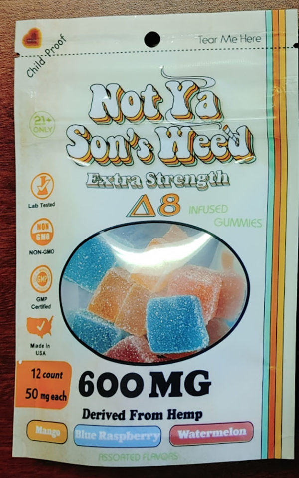 Not Ya Sons Weed Gummies Extra Strength - Assorted Flavors 50mg 12 count