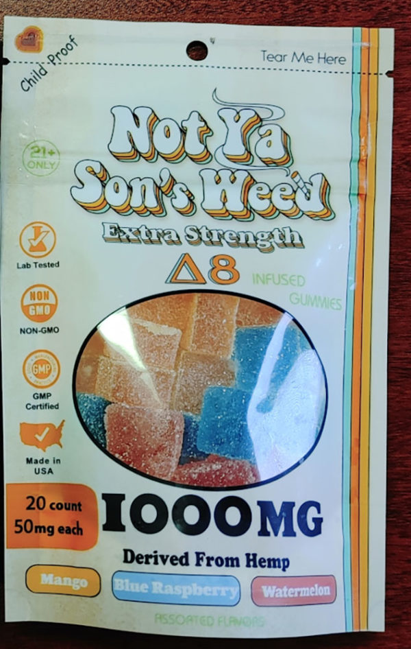 Not Ya Sons Weed Gummies Extra Strength - Assorted Flavors 50mg 20 Count