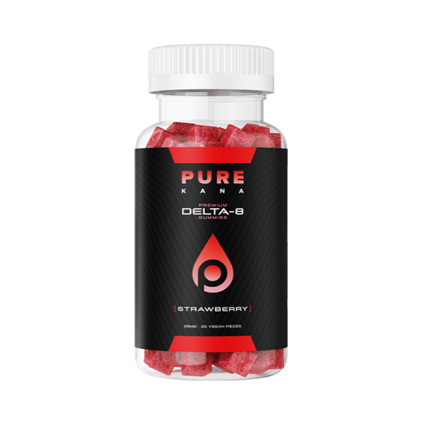 PureKana Delta 8 THC Gummies - Strawberrry 500mg
