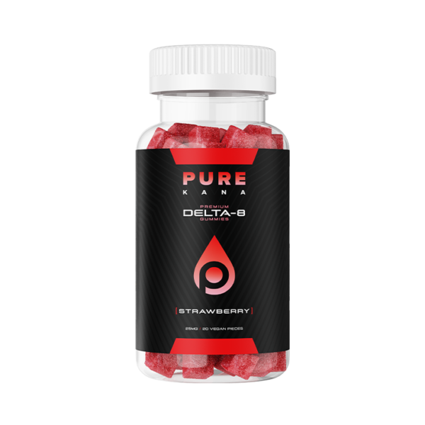 PureKana Delta 8 THC Gummies - Strawberrry 500mg