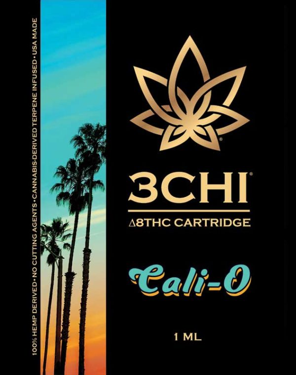 3Chi Delta 8 THC Vape Cartridge - Cali-O 1ml