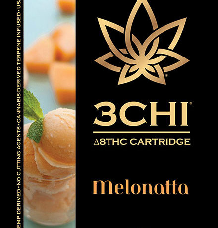 3Chi Delta 8 THC Vape Cartridge - Melonatta 1ml