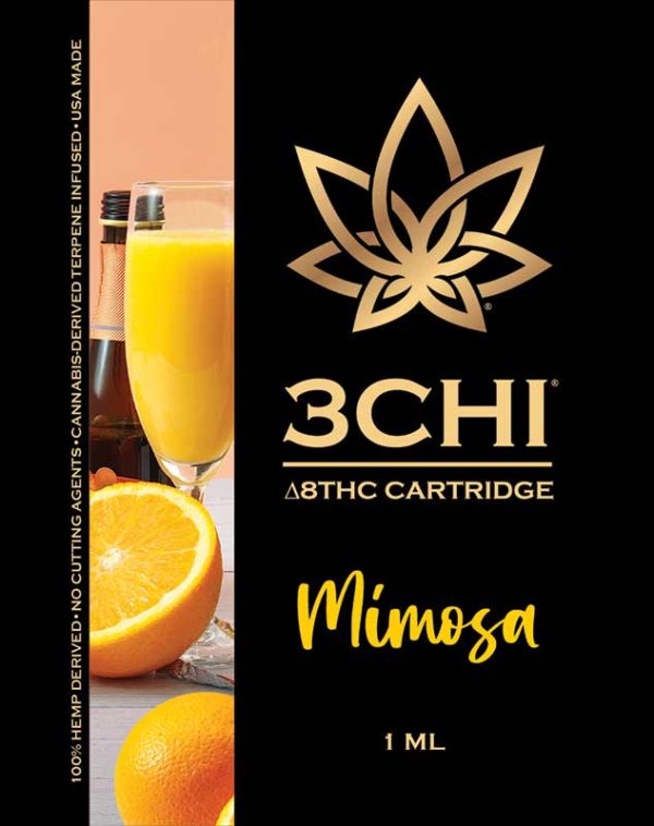 3Chi Delta 8 THC Vape Cartridge - Mimosa 1ml