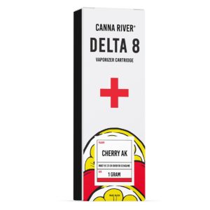 Canna River Delta 8 Vape Cartridge - Cherry AK 1000mg 1G