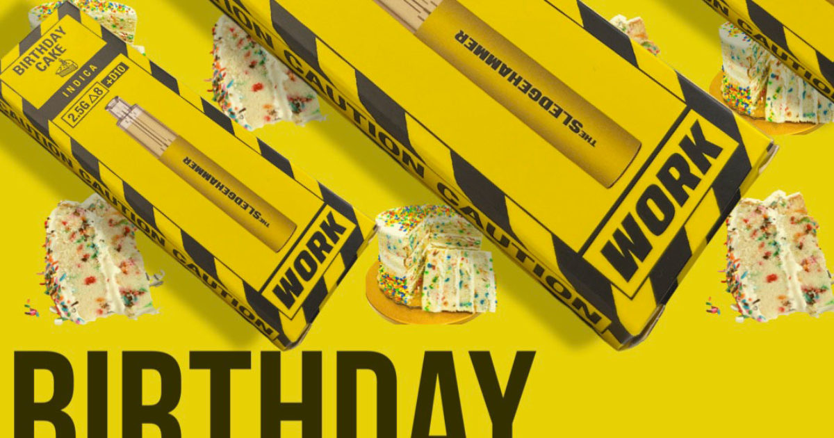 Work Delta 8 + D10 Sledgehammer Disposable Vape Birthday