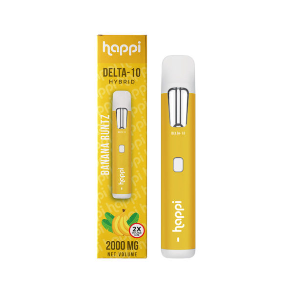 Happi Delta 10 Disposable Vape - Banana Runtz 2 Grams
