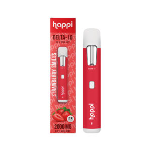 Happi Delta 10 Disposable Vape - Strawberry Smiles 2 Grams