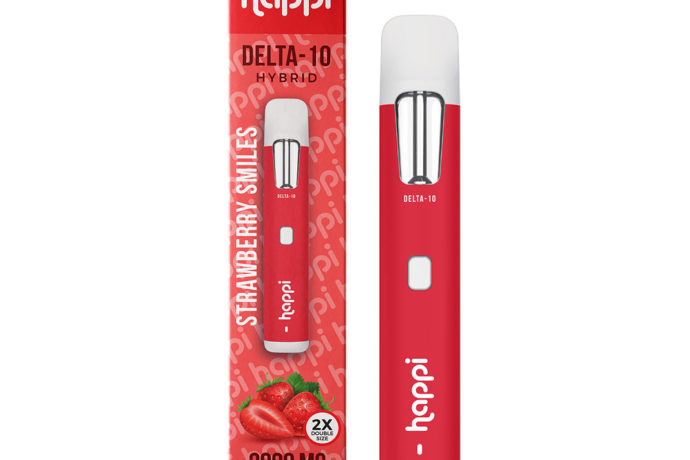 Happi Delta 10 Disposable Vape - Strawberry Smiles 2 Grams