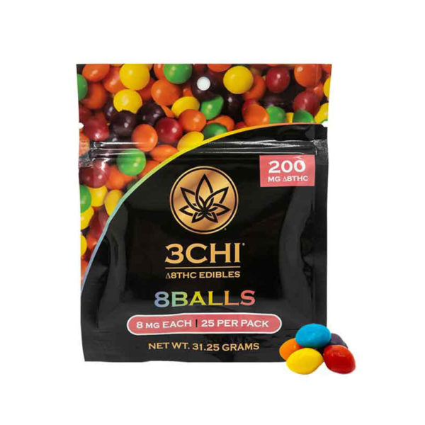 3Chi Delta 8 8Balls 8mg 25 Count