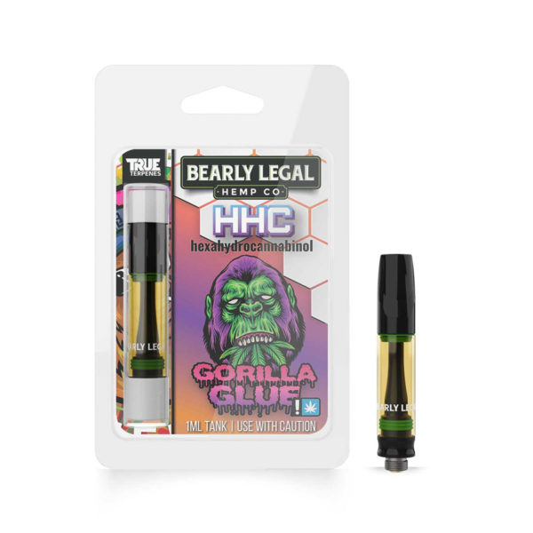 Bearly Legal HHC Vape Cart - Gorilla Glue 1ml