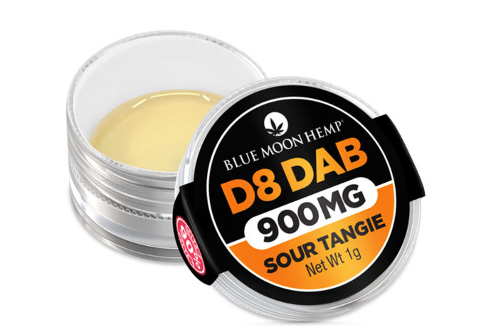 Blue Moon Hemp Delta 8 Dab - Sour Tangie 900mg