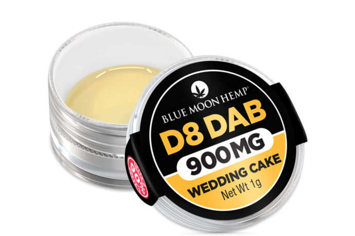 Blue Moon Hemp Delta 8 Dab - Wedding Cake 900mg