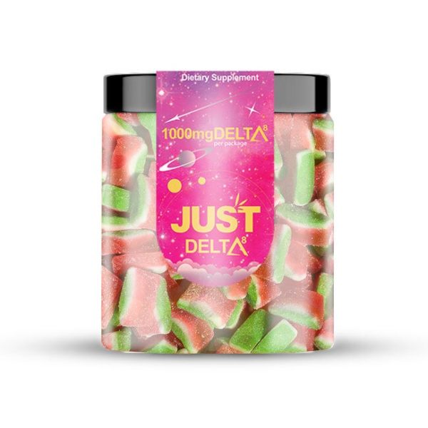 JustDelta 8 Gummies - Watermelon Supernova 25mg 40 Count