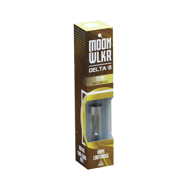 MoonWLKR Delta 8 Vape Cart - Titan Sour Lemon Haze 800mg