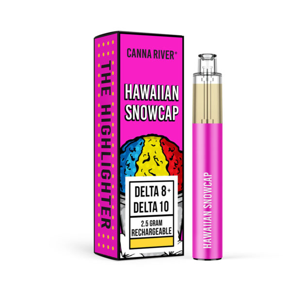 Canna River Delta 8 D10 Highlighter Disposable Vape - Hawaiian Snowcap 2.5 Grams