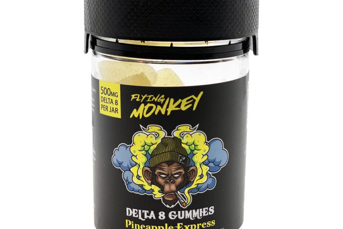 Flying Monkey Delta 8 Gummies - Pineapple Express 25mg 20 Count