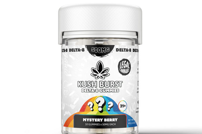Kush Burst Delta 8 Nano Gummies - Mystery Berry 50mg 10 Count