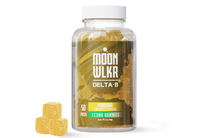 MoonWLKR Delta 8 THC Gummies - Pandora Pineapple Express 12.5mg 50 Count