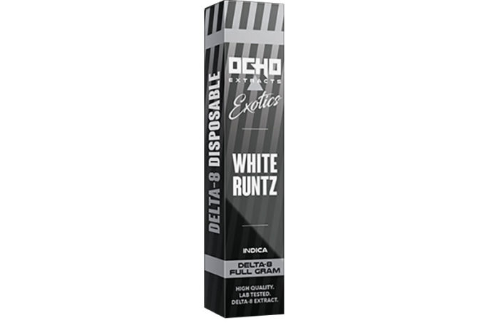 Ocho Extracts Delta 8 Disposable Vape - White Runtz 1g