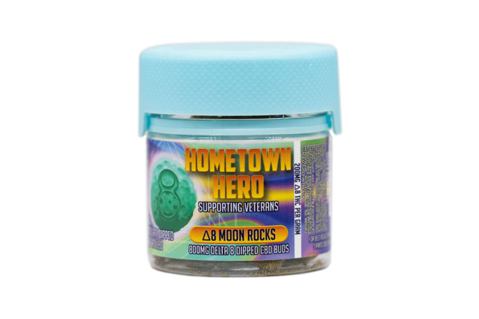 Hometown Hero Delta 8 Flower - Moon Rocks 4g
