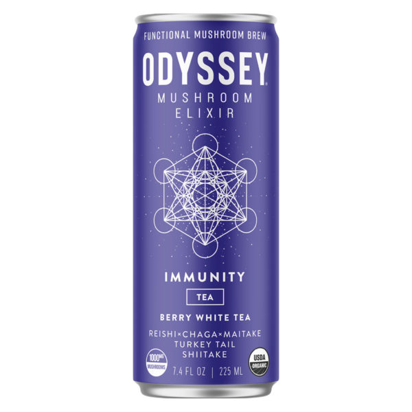 Odyssey Elixir Immunity Tea - Berry White 7.4oz 12 Pack