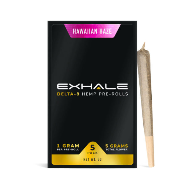 Exhale Delta 8 Prerolls - Hawaiian Haze 5 Pack