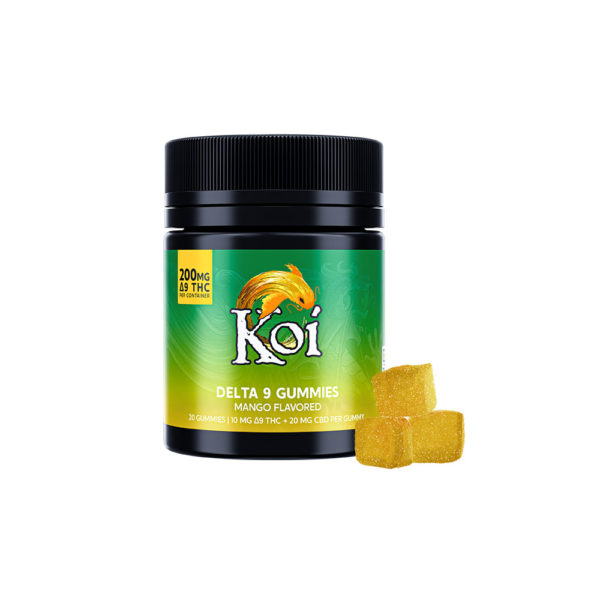 Koi Delta 9 CBD Gummies - Mango 10mg 20 Count