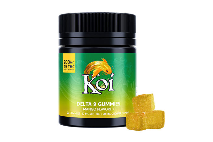 Koi Delta 9 CBD Gummies - Mango 10mg 20 Count