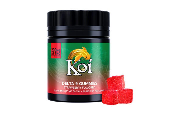 Koi Delta 9 CBD Gummies - Strawberry 10mg 20 Count