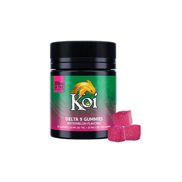 Koi Delta 9 CBD Gummies - Watermelon 10mg 20 Count