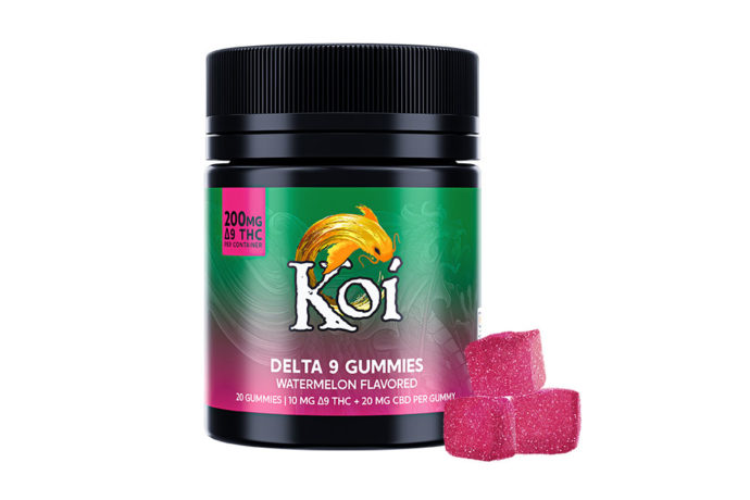 Koi Delta 9 CBD Gummies - Watermelon 10mg 20 Count