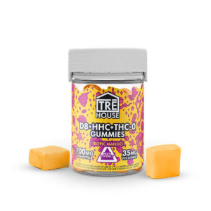 TRE House Delta 8 HHC THC-O Gummies - Tropic Mango 35mg 20 Count