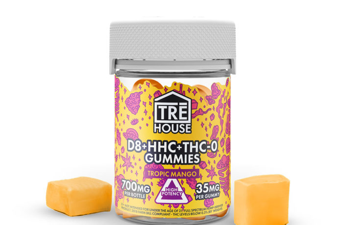 TRE House Delta 8 HHC THC-O Gummies - Tropic Mango 35mg 20 Count