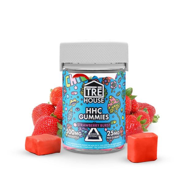 TRE House HHC Gummies - Strawberry Burst 25mg 20 Count
