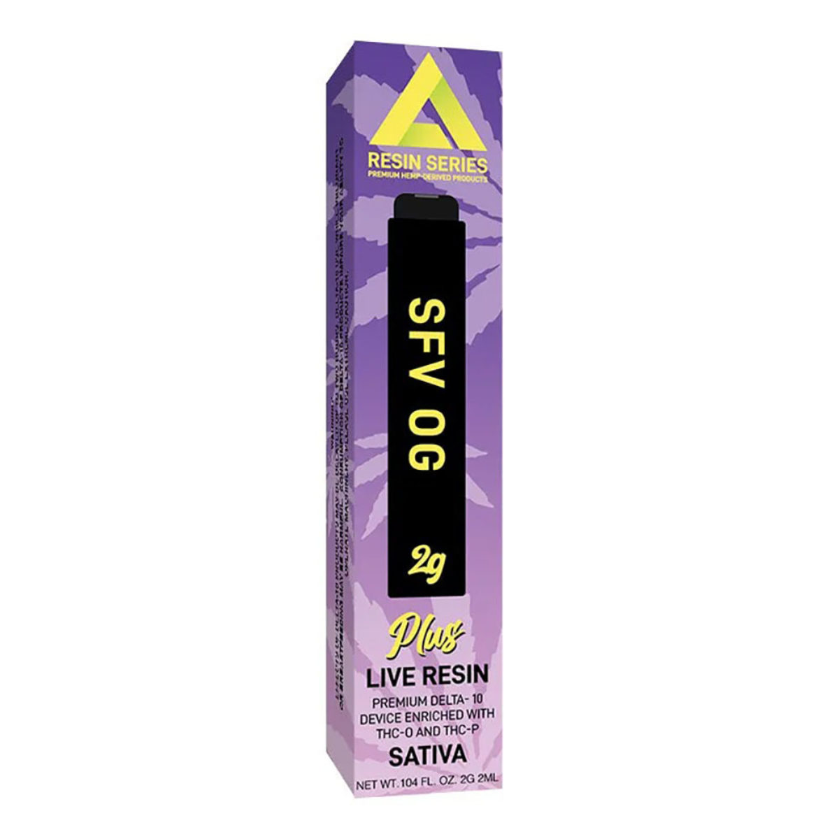 Delta Extrax Live Resin Delta 10 Blend Disposable – SFV OG 2g