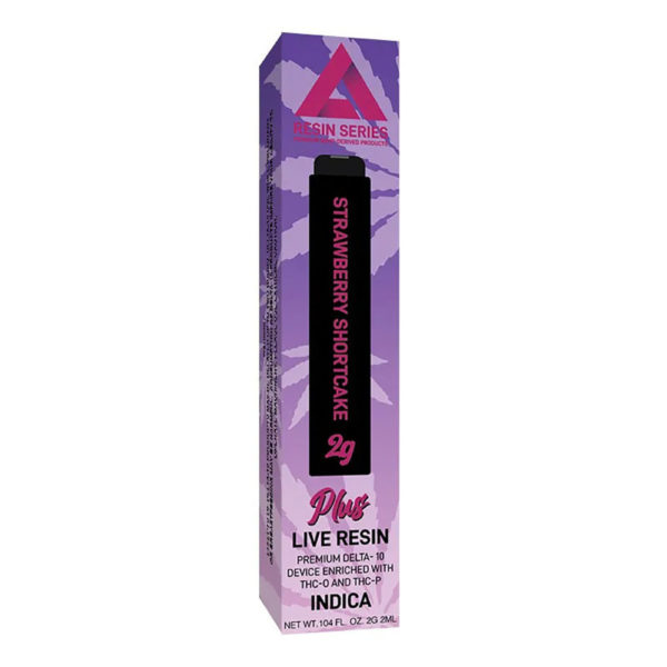 Delta Extrax Live Resin Delta 10 Blend Disposable - Strawberry Shortcake 2g