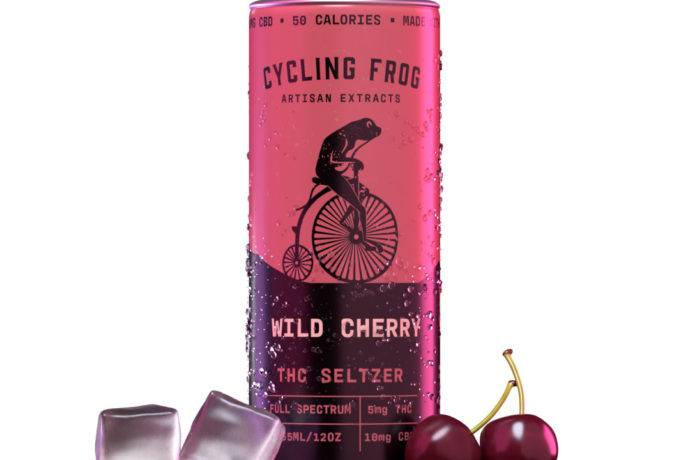 Cycling Frog THC Seltzer - Wild Cherry 5mg 12oz 6 Pack