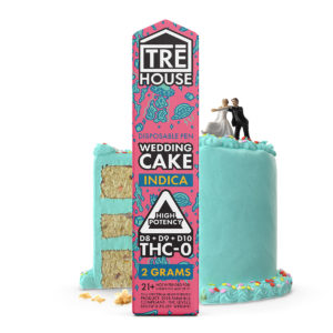TRE House Delta 8 D9 D10 THC-O Vape Pen - Wedding Cake 2g