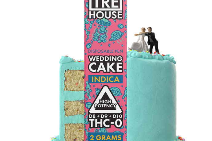 TRE House Delta 8 D9 D10 THC-O Vape Pen - Wedding Cake 2g