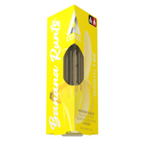 Delta Extrax THCh THCjd Lights Out Cartridge - Banana Runtz 2G