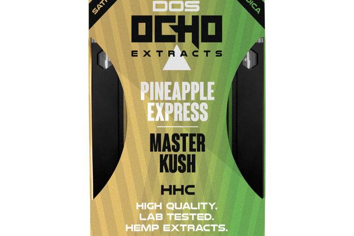 Dos Ocho Extracts HHC Dual Disposables - Pineapple Express 1G Master Kush 1G