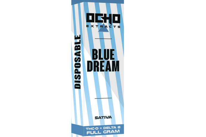 Ocho Extracts Delta 8 THC-O Disposable - Blue Dream OG 1G Ocho Extracts Delta 8 THC-O Disposable - Blue Dream OG 1G