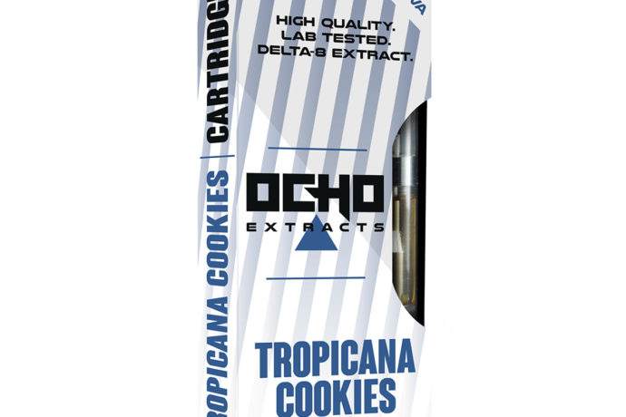 Ocho Extracts Delta 8 THC-O Vape Cartridge - Tropical Cookies 1G