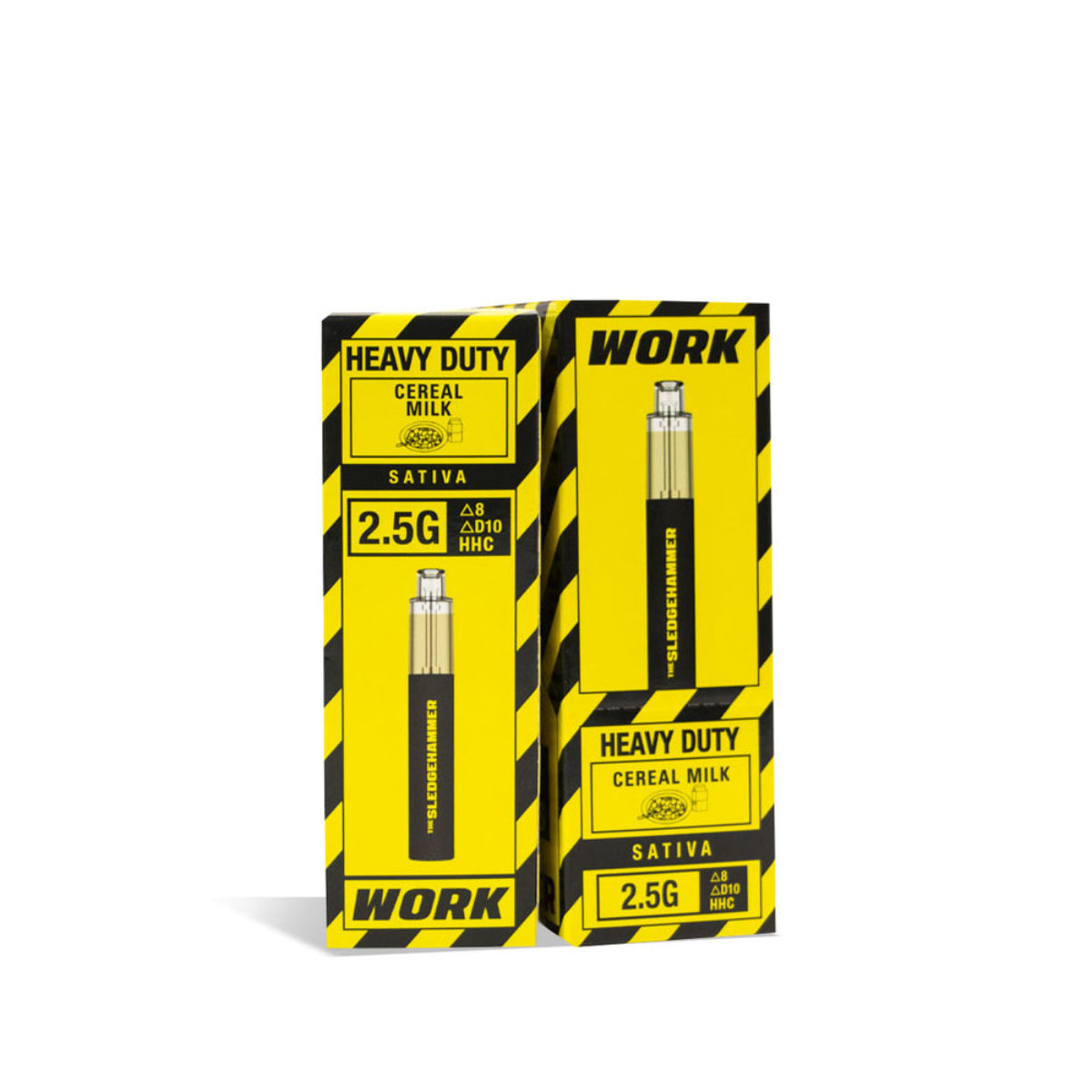 Work Delta 8 + D10 + HHC Sledgehammer Disposable Vape Cereal Milk 2.5