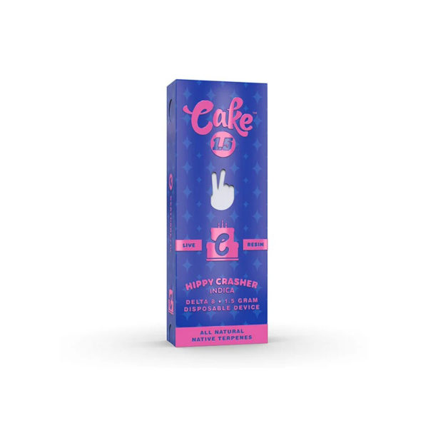 Cake Delta 8 Live Resin Disposable Vape - Hippy Crasher 1.5g